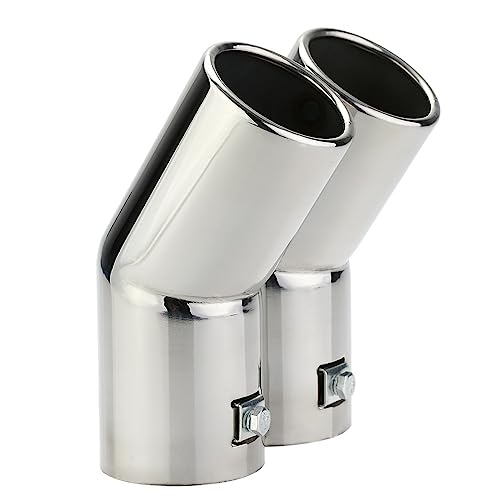 Tuyaux d'échappement double tube acier inoxydable pour Golf 4 Bora Jetta