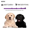 INCENS Il Collare calmante per Cani, Progettato per alleviare l'ansia nei Cani, è Regolabile e Dura 45 Giorni. È Adatto a Cani di Piccola e Grande Taglia ed è Disponibile in Colore Viola - 1 pz.