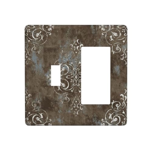 Plaque murale pour interrupteur électrique masquant les défauts muraux