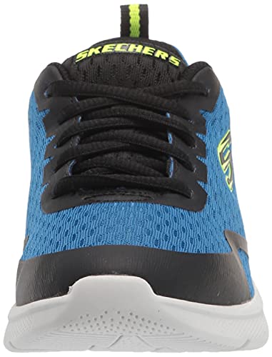 Skechers Bambino Microspec Max Sneaker In Blu Royal/Nero, Taglia 29 - 2