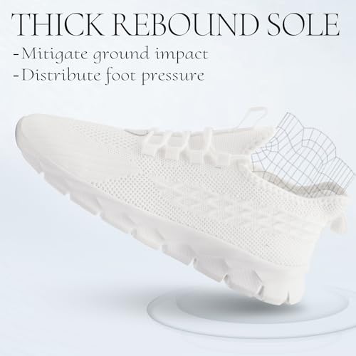 Image of Sneakers for Men Running Shoes Lightweight Tennis Walking Athletic Gym Workout Casual Summer Slip on Slippers