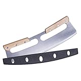 Pizza Cutter, Premium Stainless Steel Pizza Knife Cutters Slicer with Protective Cover Salad Chopper...