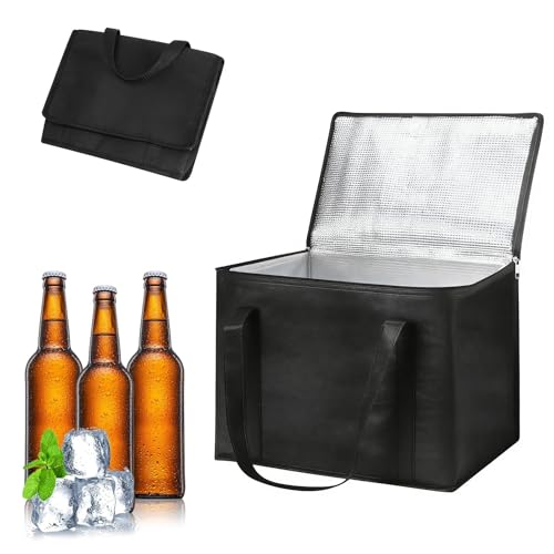 Kühltasche Faltbar 18L Kühltasche Tragbare Klein Thermotasche Isoliertasche Warmhaltetasche Picknicktasche für Outdoor S...