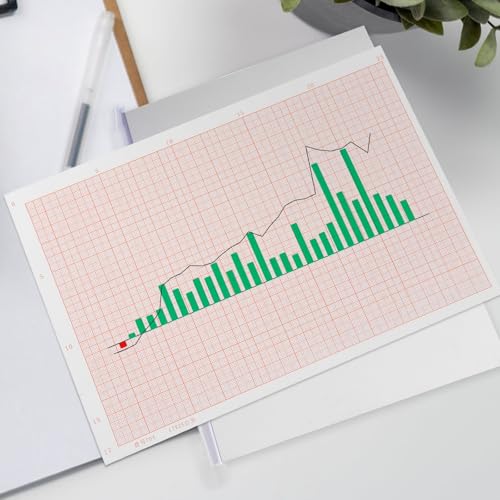 Mikikit Papel Cuadriculado Rosa Resistente y Facil de Escribir 6