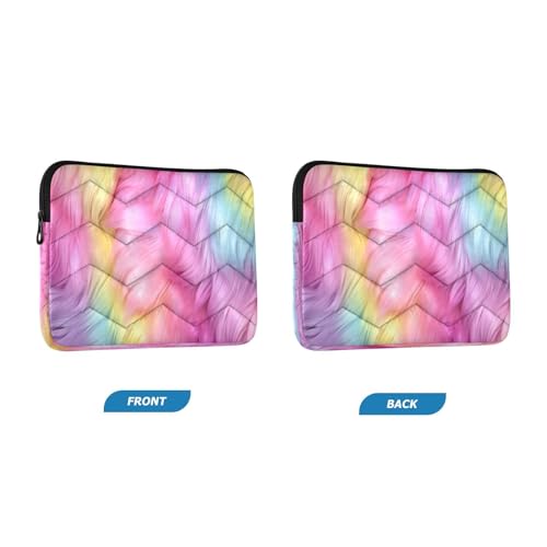 Funda para laptop 13-14 pulgadas impermeable con textura peluda miniatura 2