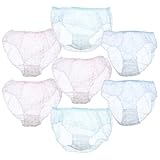 IMIKEYA 7 Stück Einweg Umstandsunterwäsche Damen Atmungsaktive Einwegunterwäsche aus Vliesstoff und Baumwolle Elastische Slips für Schwangerschaft und Erholung nach Geburt Hautfreundlich