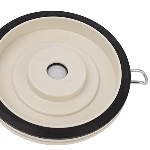 Beige Airtight Coffee Canister, Stainless Steel Container with One-Way Valve, Air Tight Storage for Coffee, Tea, and Food (1.8L) - Image 7