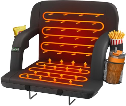 HOPERAN Heated Stadium Seats with Back Support