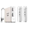 U1 with RO/PPCFilter, 2 Filtration Modes, 10 Stage Tankless Reverse Osmosis Water Filter, 600 GPD Under Sink RO System with Smart LED Faucet, NSF/ANSI 42 & 58 Certified