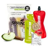 Spring Energy Race Pack GI Friendly – Real Food Gels & Drinks | 10 Count | Marathon, Half...
