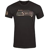 New Era Shirt - NFL Seattle Seahawks schwarz/Wood camo