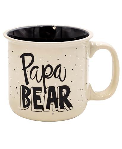 Lazy One Novelty Mugs, Funny Gift Mug for Family, Friends, or Coworkers in your Office, Camping (Papa Bear)