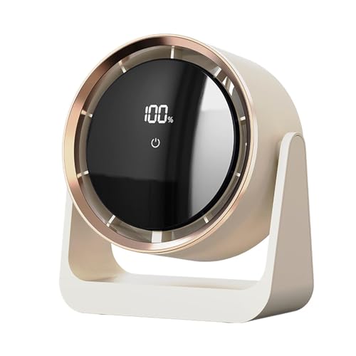 Nkmujil Ventilador de escritorio, silencioso, recargable por USB, potente refrigeración personal con velocidades ajustables, ventilador de pared de 17,6 x 8,6 x 19,1 cm, para dormitorio, oficina