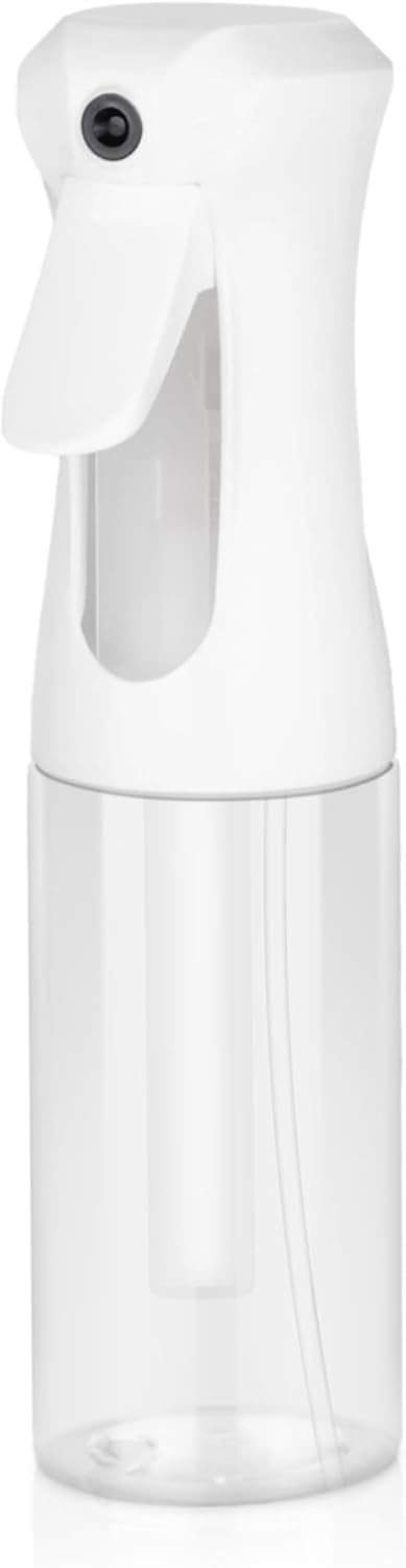 Continuous Spray Bottle for Hair, 1Pack White 6.8oz Mister Spray Bottle, Hair Spray Bottles for Hairstyling, Cleaning, Plants, Pets, Salons & More (White, 6.8 Ounces) Thumbnail