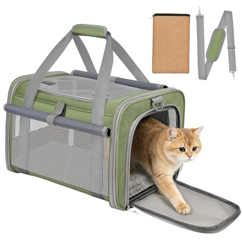 Cage transport chat pliable pour réduire le stress durant les trajets - 2