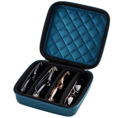 Image of ProCase Hard Shell Travel Sunglasses Organizer, Portable Multiple Glasses Case for Travelling