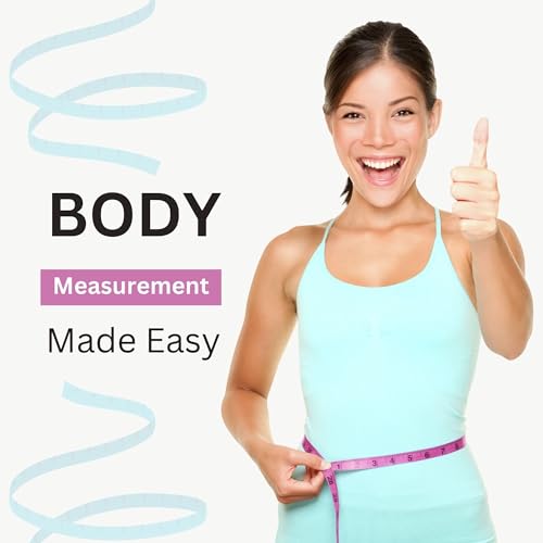 CrafTreat 2-Pack Mesure de la bande jaune – Norme à deux volets & Échelles métriques, règle souple souple pour les mesures du corps & - Je suis sur mesure. 60in/150cm