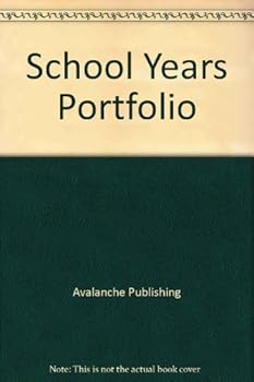 Spiral-bound School Years Portfolio Book