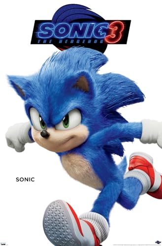 Sonic The Hedgehog 3 - Sonic Feature Series Wall Poster,