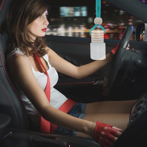 Image of ikeda fragrance Car Air Freshener 4ml Car Scents | 6pcs 45-Days Keep Fragrance | Automotive Hanging Diffuser Bottles | Remove Auto Odor Long-Lasting Fresh Air for Home Deodorize (Ice 6pcs)