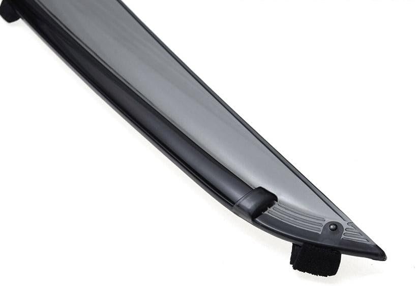 WellVisors Window Visors Wind Deflectors Compatible with Chevrolet Chevy Spark 2013-2015 with Black Trim Rain Guards 3-847CH005