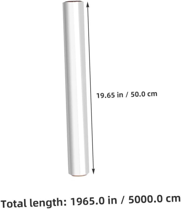 ARTIBETTER Cellophane Wrap Roll 50cm X 50m Flower Wrapping Bag for Florists and Packaging, Thick 4.7 Mil Film for Bouquets, Basket Wrapping, and Craft Decorations
