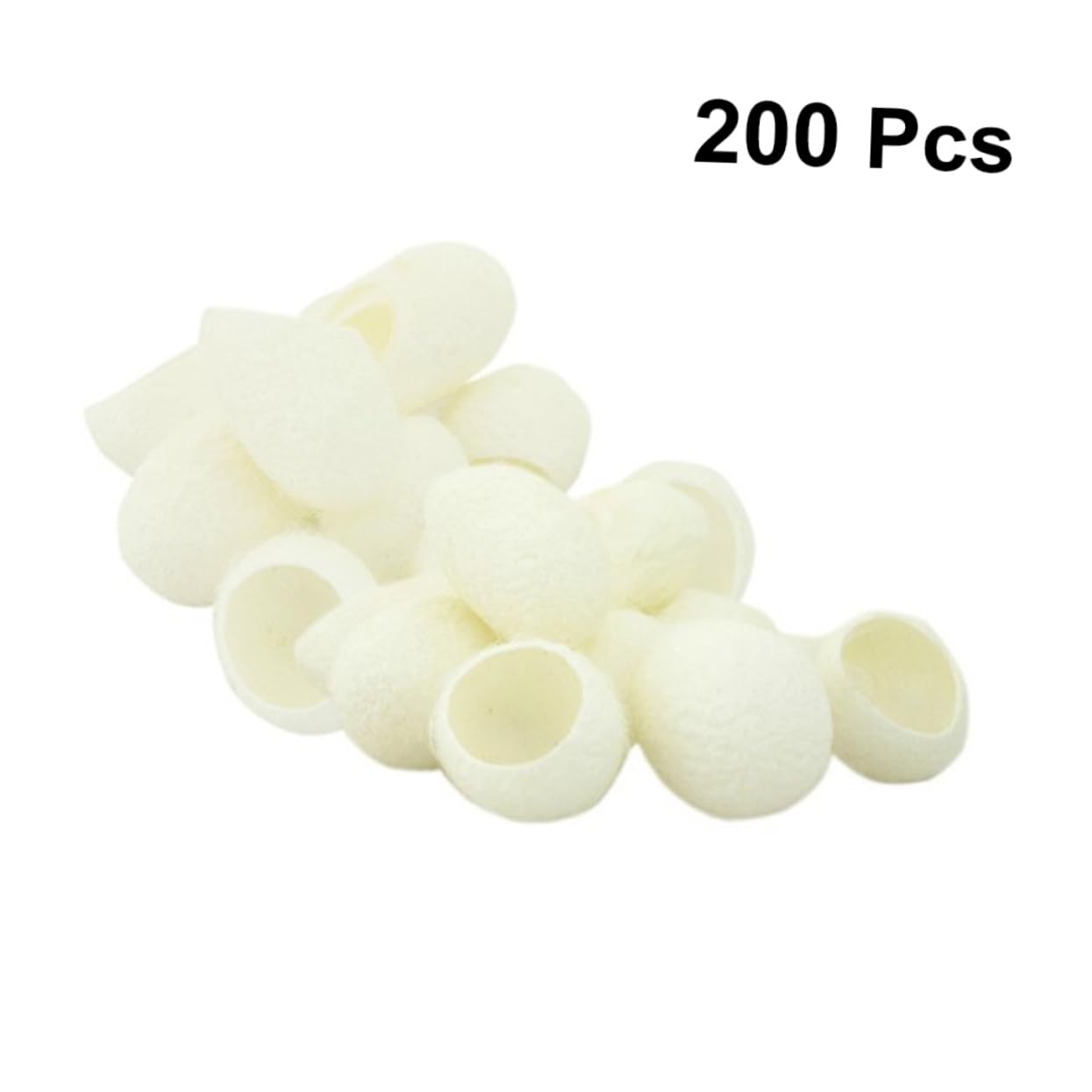 DOITOOL 600 Piezas De De Seda Para Frotar Los Dedos Limpieza De Seda Belleza Bolas Faciales Accesorios Faciales Exfoliante De De Seda Natural Plato De Monómero De