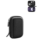 daunke Premium Quality Digital Hard Camera Case, EVA Material, Waterproof & Anti-Scratch, Portable - Compatible with Sony/Nikon/Canon/Samsung/Fujifilm - Case Only (Black)