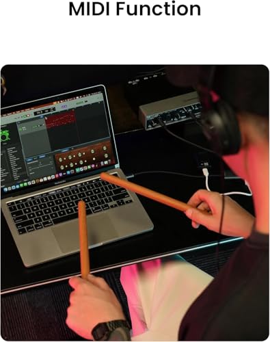 Aeroband PocketDrum 2 Max Air Drum Set – Tragbares E-Drum für Übung & Spaß mit Bluetooth und MIDI