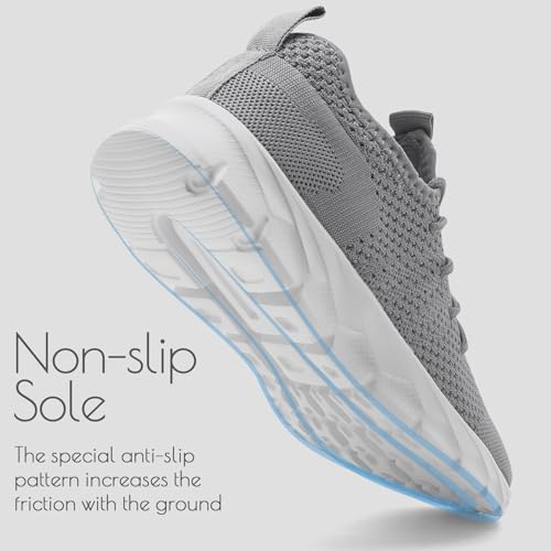 Image of Oltyutc Mens Trainers Running Walking Mesh Slip On Shoes Lightweight Comfortable Badminton Gym Tennis Sneakers Athletic