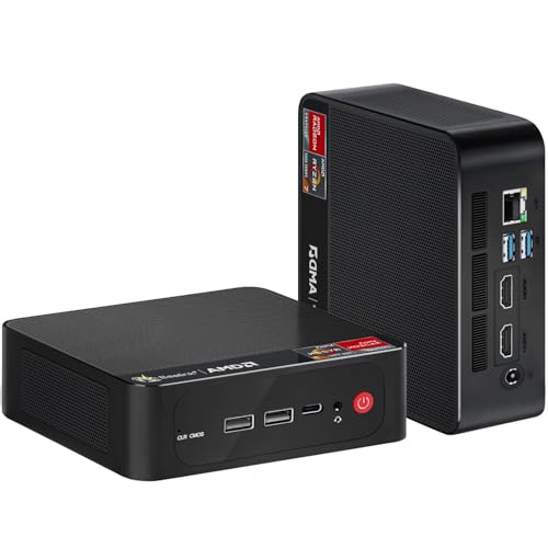 Image of Beelink SER5 MAX Mini Pc,AMD Ryzen 7 7735HS(up to 4.75GHz,8C /16T),Mini Computer with 24GB LPDDR5 /500GB M.2 PCle4.0x4 SSD,Support Triple Display /2.5G LAN /WiFi 6 /BT5.4