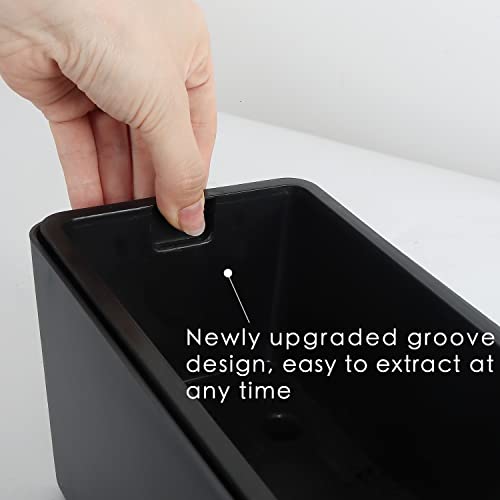 Gardenbasix Elongated Self Watering Planter Pots Window Box 5.5 X 16 Inch With Coconut Coir Soil Indoor Home Garden Modern Decorative Planter Pot For All House Plants Flowers Herbs (Dark Grey,1-Pack) #TOP5