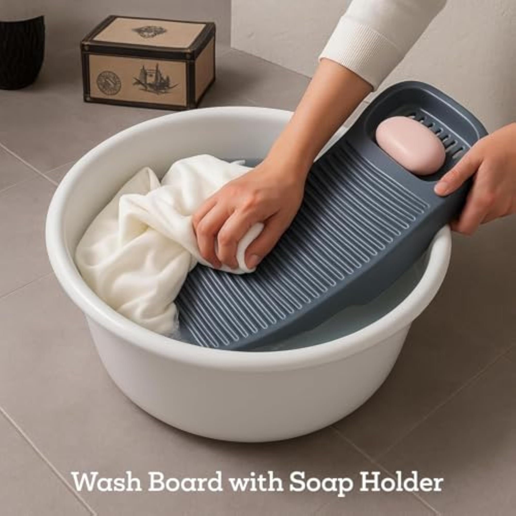 Plastic Hand Washboard for Washing Clothes