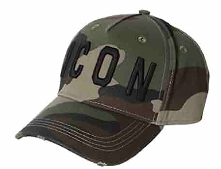 帽子 DSQUARED2 camouflage cut cap DSQUARED2 Icon Baseball Cap Cap Cap Camouflage Camo Unisex