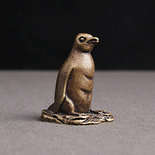 Amazon.co.jp: ノスタルジアの銅ペンギンの装飾品真鍮南極かわいい動物