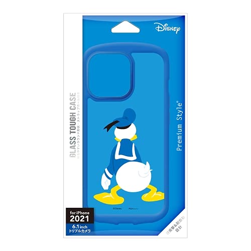 Premium Style iPhone 13 Pro用 ガラスタフケース [ドナルドダック] PG-DGT21N03DND