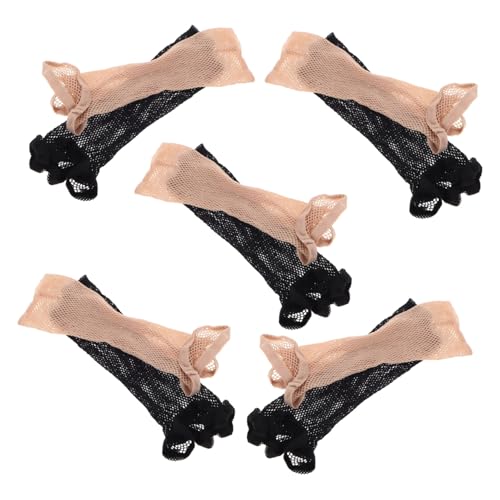 EPIGEIST 10pcs Elastic Hair Net Caps for Wig Secure Bun Net for Hair Mesh Wig Net Wig Making Cap Comfortable Elastic Fixati