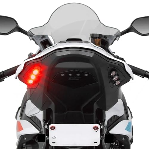 Clignotants et feu arrière intégré moto pour sorties nocturnes - 3