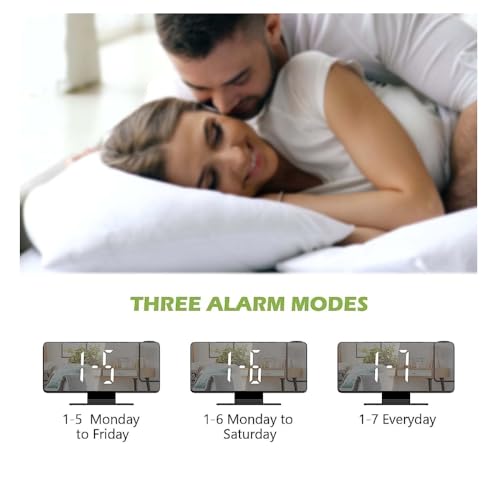 Generic Digital Projection Alarm Clock With Temperature And Humidity Display thumb #3