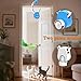Interactive Cat Toys for Indoor Cats, Smart Interactive Hanging Cat Toy for Door Frame, USB Rechargeable, Automatic Electric Flying Bird Cat Toy Gifts for Bored Indoor Adult & Kitten Cats(Blue)