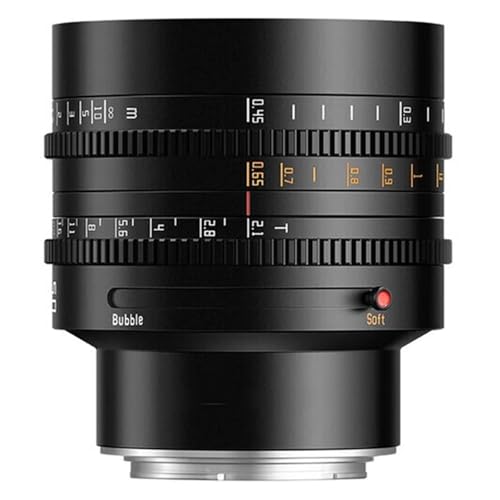 OBIETTIVO CINEMATOGRAFICO MULTI-MOUNT: questo obiettivo for fotocamera cinematografica full-frame dual bokeh da 35/50/85 mm T2.1 si adatta perfettamente ai supporti E/Z/RF/L, ideale for i creatori di video e le riprese cinematografiche.