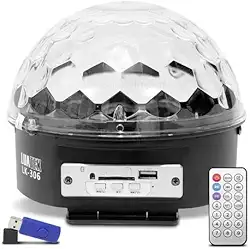 Globo De Luz Mágico Led Bluetooth De Cristal 9 Cores