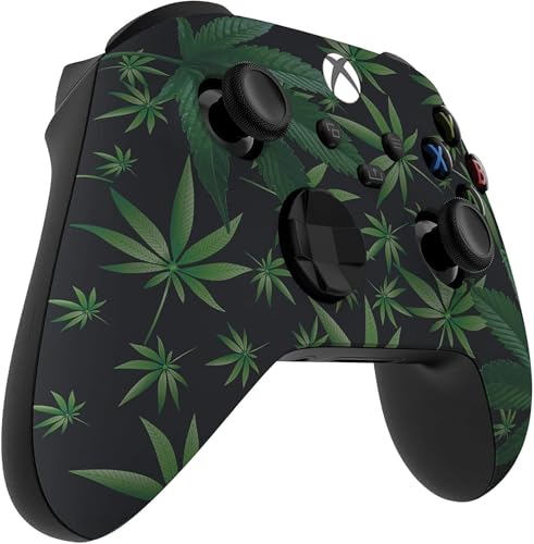 Image of Custom Controllerzz Wireless Controller for Microsoft Xbox Series X /S & Xbox One - Custom Soft Touch Feel - Custom Xbox Series X /S Controller (X /S Weeds)