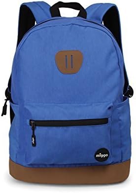MIGGO STYLE ART DECO Small Backpack, Polyester, Blue, Fits up to 15-inch Laptop