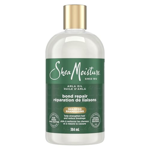 Shea Moisture Bond Repair Shampoo Amla Oil Deeply Cleanses And Removes Build Up To Repair Hair Bonds With Hydroplex Technology And Amla Oil With Restorative HydroPlex Infusion 13 Fl Oz