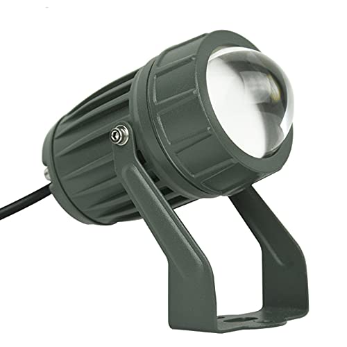 BDSHL Projecteurs à Longue portée à Faisceau Lumineux à LED, projecteur extérieur 10W AC85-265V IP65, Distance d'irradiation étanche 100M, 6 Couleurs (Color : Warm White)
