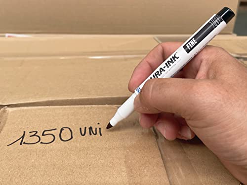 Markal 96023 Dura-Ink 15 Permanent Ink Marker With Fine Bullet Tip, Black (Pack Of 12) #TOP5