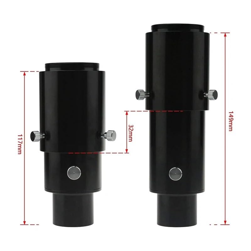 Tubo de extensión variable de 1,25" para adaptador de cámara de telescopio en astrofotografía 3