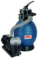 T.I.P. Poolfilteranlage mit hohem Durchfluss - Leistungsstarke 10000 l/h Pumpe für 30 m³ Becken, 4-Wege-Ventil, 13 kg Sand, hocheffizienter Filter mit Vorfilter, SPF 250 F, 30308