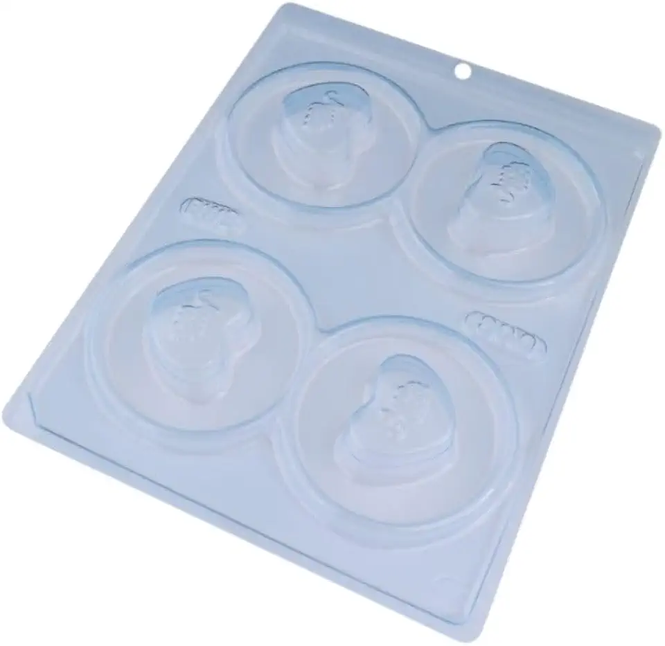 Forma Especial Tradicional Trufa Coração 1 Unidade Molde para Chocolate